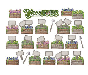 Eureka Curiosity Garden Class Job Mini Bulletin Board Set, 57-Piece Set (EU 847819)