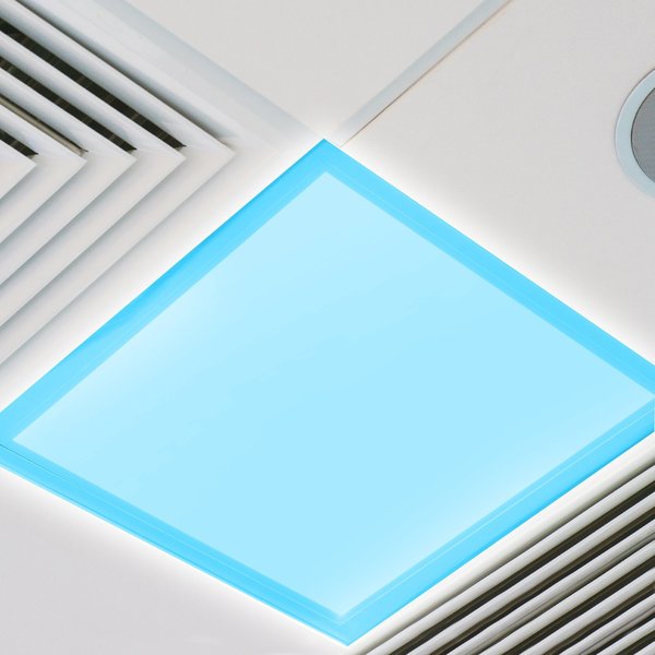 Learning Resources Classroom Light Filters, Tranquil Blue, Square, Set of 4, 2' x 2' (LER 1236)
