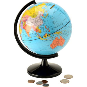 Waypoint Geographic 7" Coin Bank Globe (CB-01)