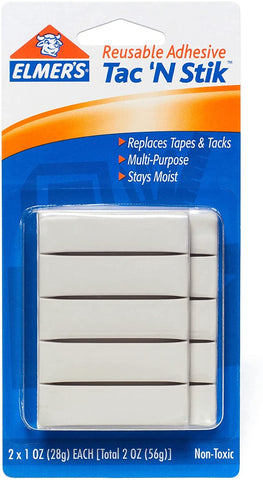 Elmer's Tac 'N Stik Reusable Adhesive