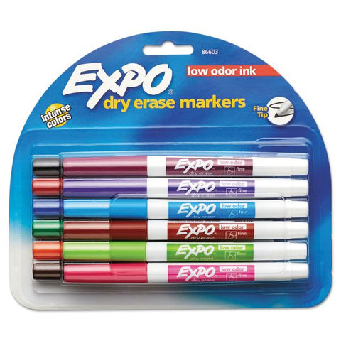 Expo Dry Erase Markers, Fine Tip, 12 Count (86603)