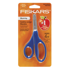 Fiskar's School Scissors 5", Blunt Tip , Blue