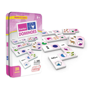 Junior Learning Fraction Dominoes Math Game (JL 485)