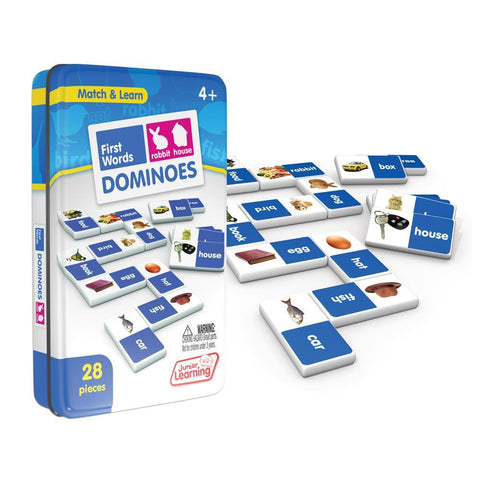 Junior Learning First Words Dominoes Word Matching Game (JL 491)