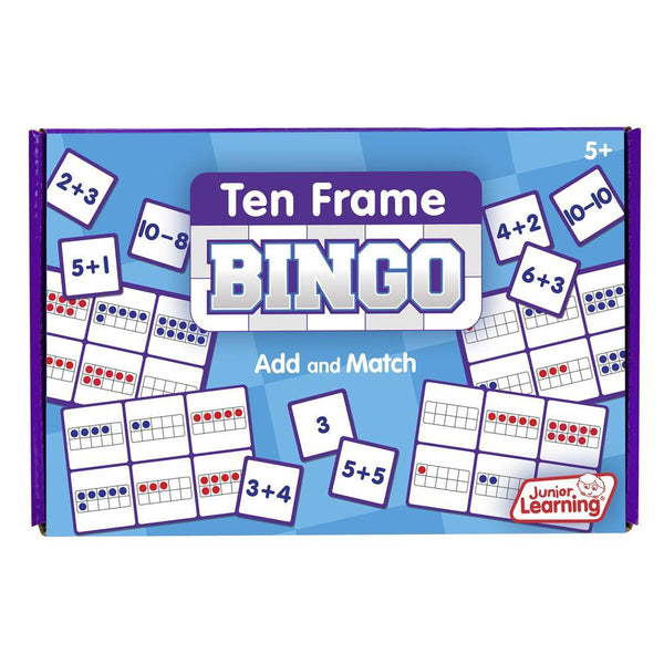 Junior Learning TEN FRAME Bingo Game Ages 4+ (JL 547)