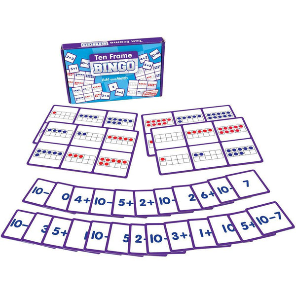 Junior Learning TEN FRAME Bingo Game Ages 4+ (JL 547)