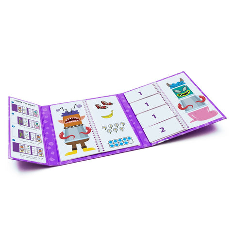 Junior Learning NUMBERS MONSTER FLIPS BOOK PreK Kindergarten (JL 638)