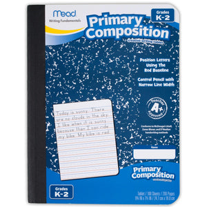 Mead® Primary Composition Book - Full Page Ruled 100ct (09902)