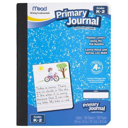 Mead® Primary Journal Composition Book Half Page Ruled 100ct (09554)