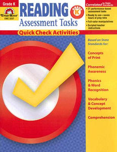 Reading Assessment Tasks: Grade K: Quick Check Activities