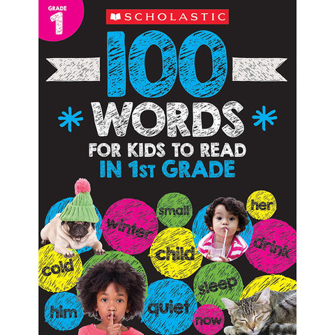 Scholastic 100 Words for Kids to Read in First Grade (SC-832310)