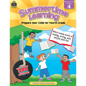 Teacher Created Resources Summertime Learning Preparing for Grade 4 (8844)