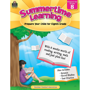 Teacher Created Resources Summertime Learning Preparing for Grade 8 (8848)