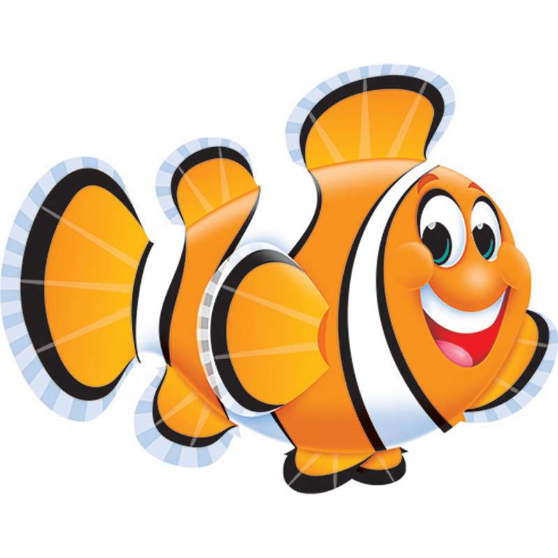 Trend Enterprises Clown Fish Small/Large Accents, 36 Packs (T10125/T10592)
