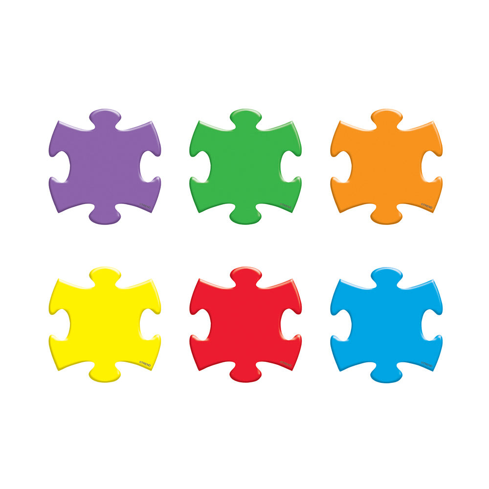 Trend Puzzle Pieces Mini Accents Variety Pack, 36 pieces (T10805)