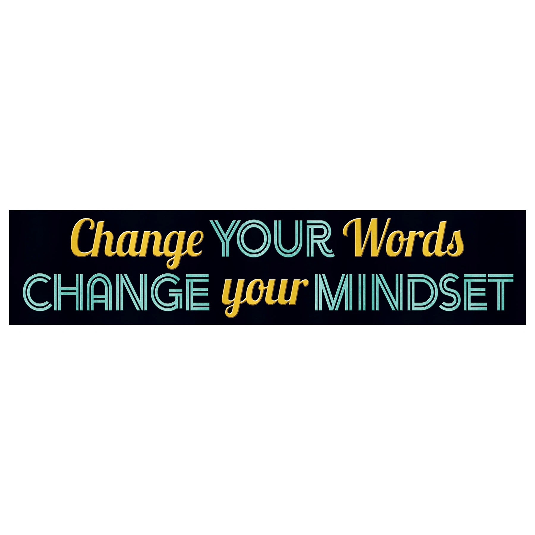 Trend Change Your Words... Quotable Expressions® Banner – 3 Feet (T25304)