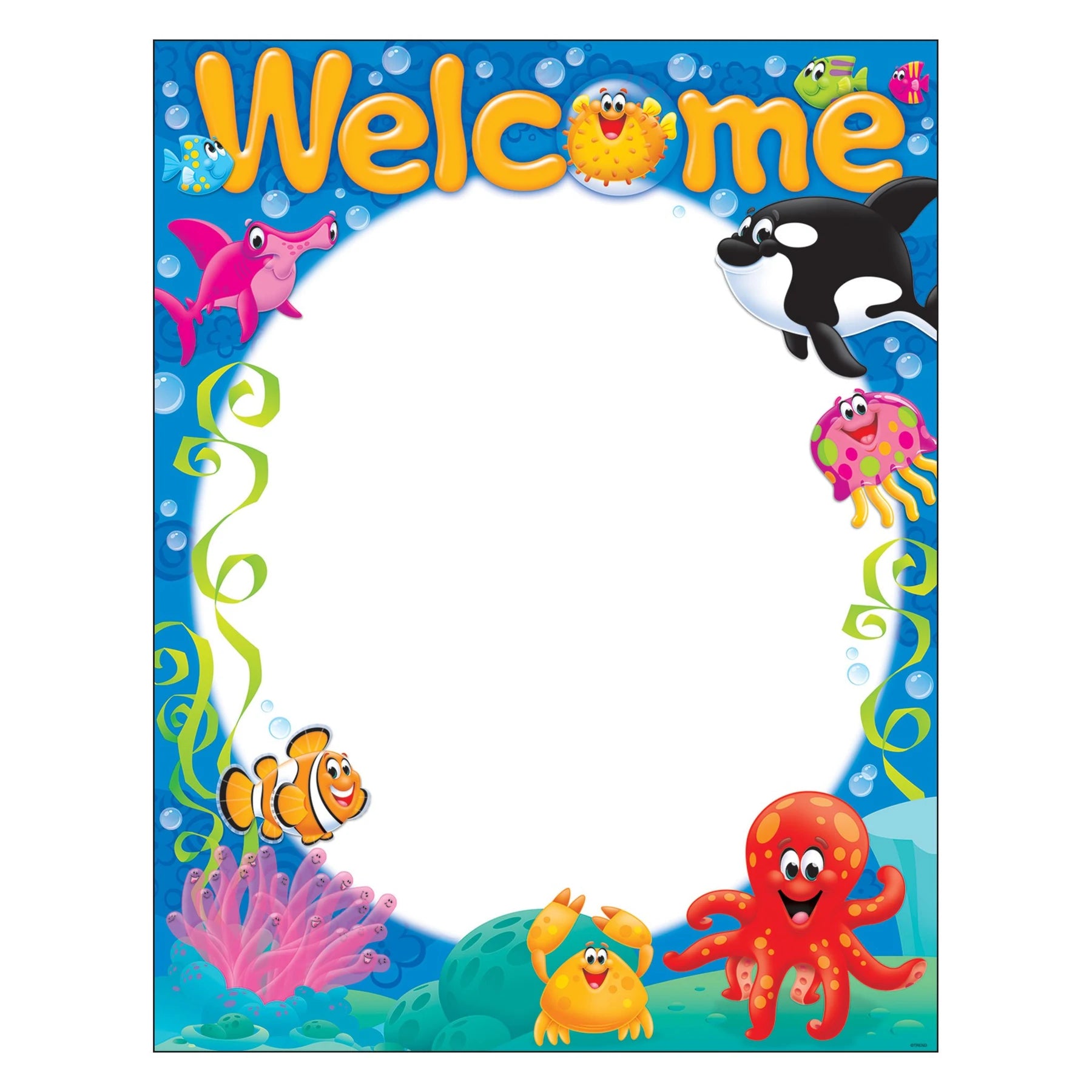 Trend Welcome Sea Buddies® Learning Chart (T38357)