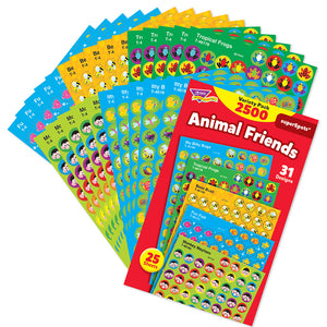 Trend Animal Friends superSpots® Variety Pack 2500 Stickers (T46915)