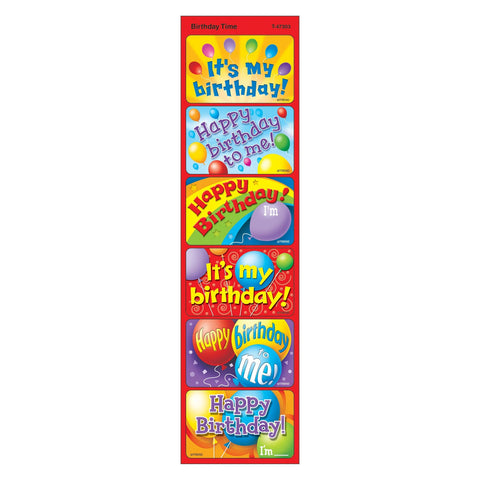 Trend Birthday Time Applause STICKERS® – Large (T47303)