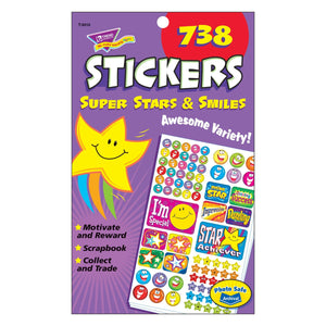 Trend Super Stars & Smiles Sticker Pad (T5010)
