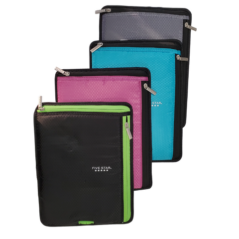 Five Star Tablet or iPad Sleeve Case, Fits up to 10" Tablet, 3 Ring for Binder Storage (36004)