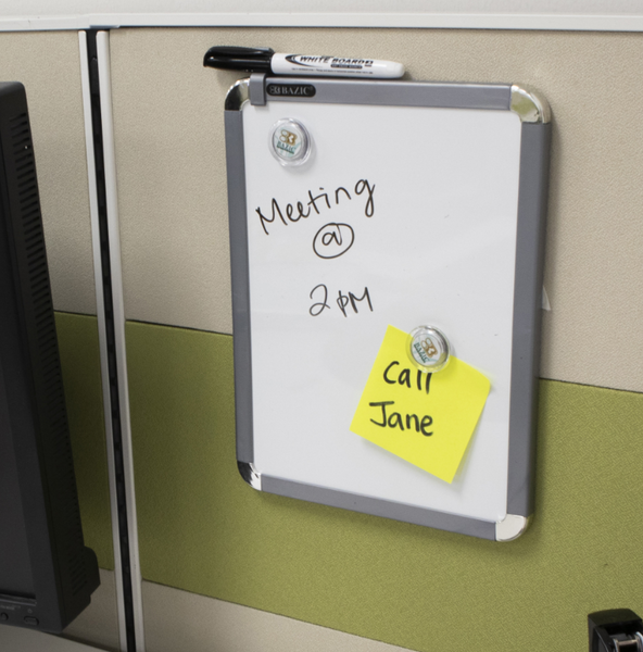 Bazic Products Magnetic Dry Erase Board, 8.5" x 11" (BAZ 6011)