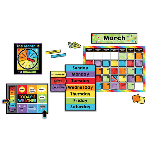 Carson Dellosa Celebrate Learning Calendar Bulletin Board Set (CD 110376)