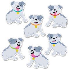 Creative Teaching Mid Century Mod Dog 6 inch Designer Cut-Outs (CTP8522)