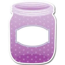 Creative Teaching Press Purple Mason Jar Cut-Outs, 36 Pack (CTP6499)