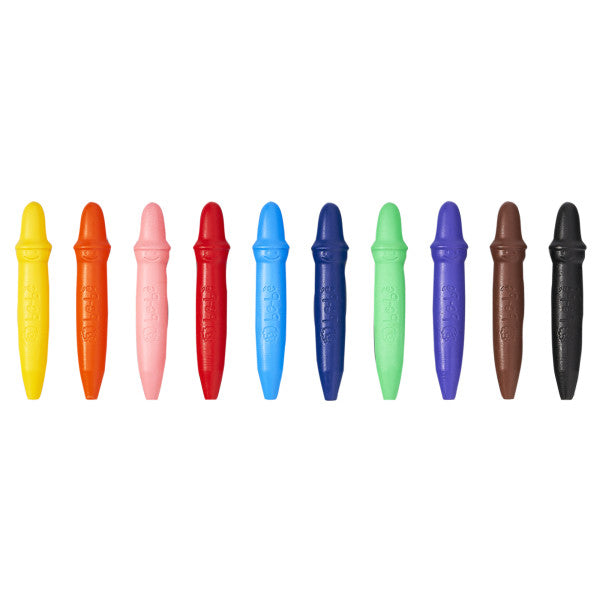 Prang be-bè Jumbo Crayons, Pack of 10 (X 73010)