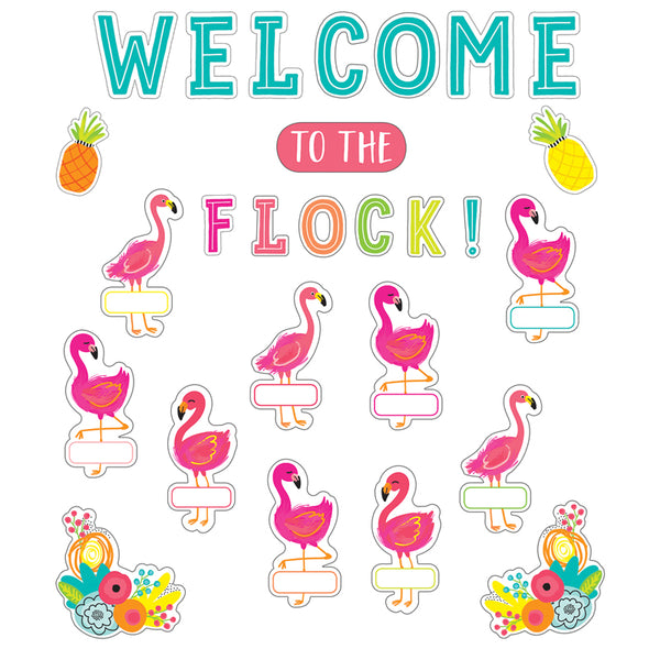 Carson Dellosa Schoolgirl Welcome to the Flock Bulletin Board Set (CD 110462)