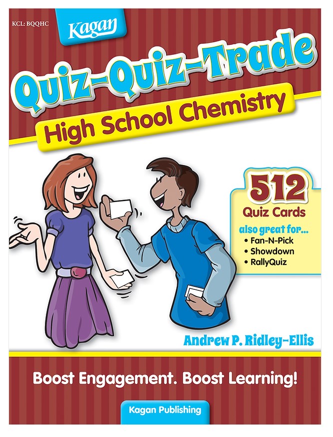 Kagan Quiz-Quiz-Trade: High School Chemistry (512Cards) (BQQHC)