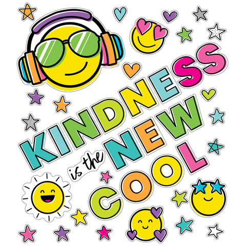 Carson Dellosa Kindness is the New Cool Bulletin Board Set,42 Pieces (CD 110523)