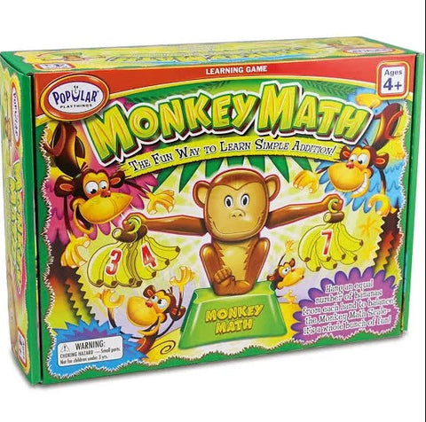 Popular Things MONKEY MATH Learn Simple Addition Ages 4+ (50101)