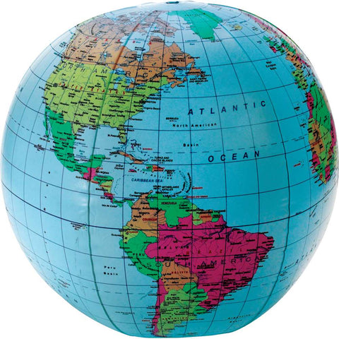Learning Resources 11" Inflatable World Globe (LER 2432)