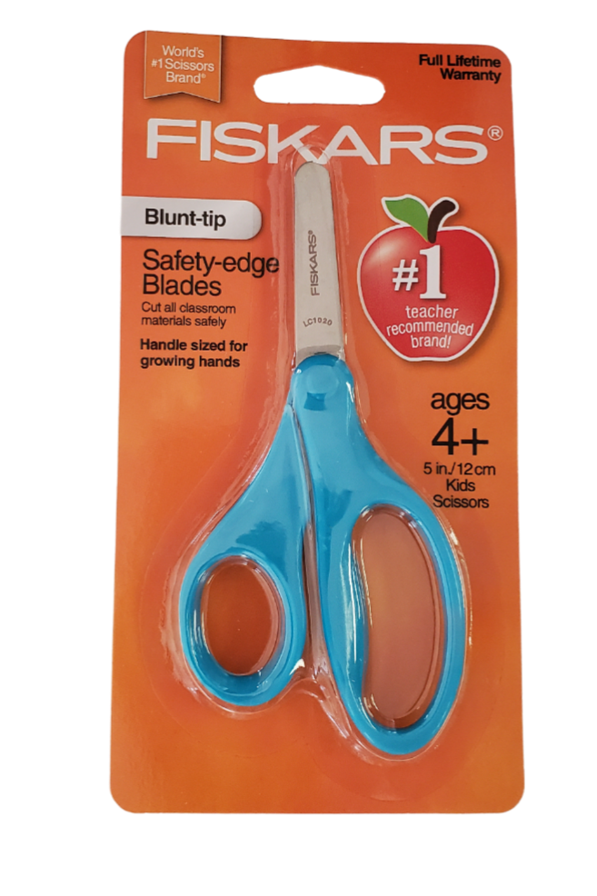Kids Safe, 5 Blunt Tip Scissors with Cover