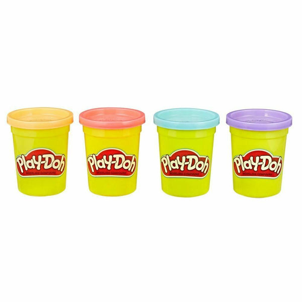 Hasbro Play-Doh 4 Oz Cans, 4 Pack (Assorted Colors)