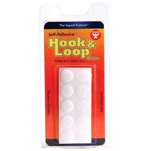 Hygloss Hook & Look Coins , 5/8", 15 Sets ( 45215 )