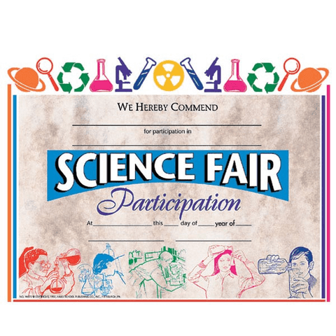 Science Fair Participation Award, Pack of 30 (VA5172)