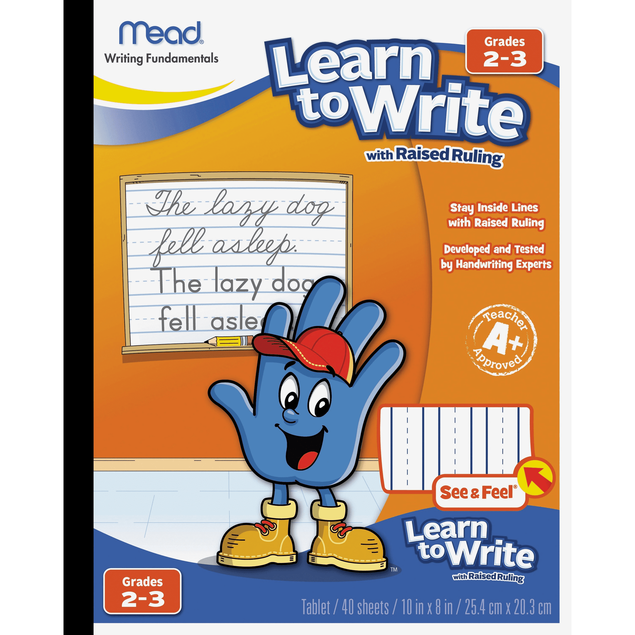Mead® Learn to Write Writing Tablet Raised Ruling, 40ct, Grades 2-3 (48556)