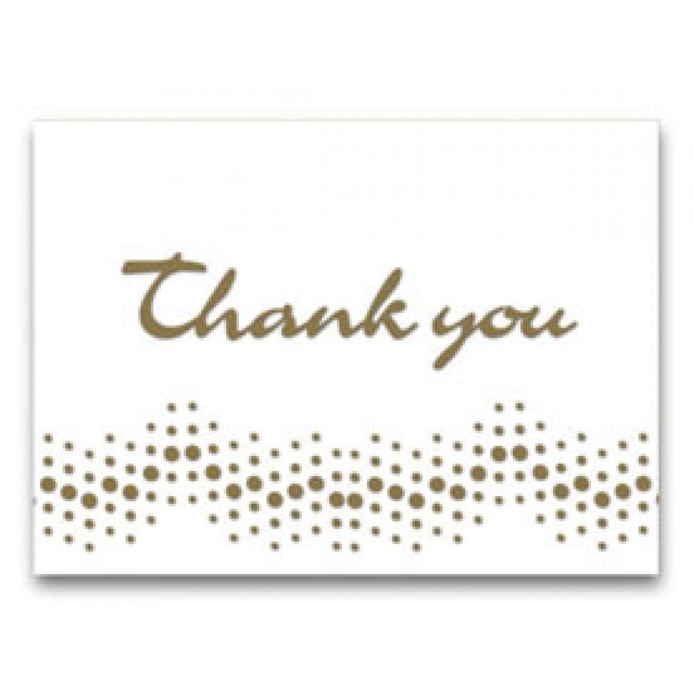 Mead Thank You Notes, Gold Script, 10 ct. Notecards and Envelopes,  (90020)