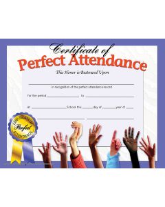 Flipside Certificate of Perfect Attendance (VA 613)