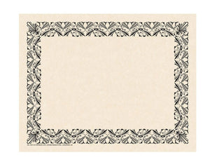 Flipside Art Deco Black Border Paper, 8.5" x 11" - Pack of 50 (VA914)