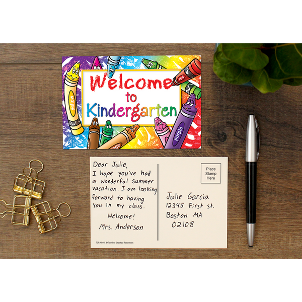 Teacher Created Welcome to Kindergarten Postcards (TCR4860)